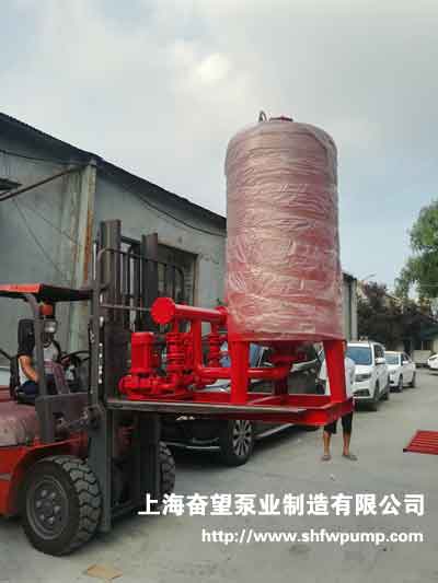 消防增壓穩(wěn)壓供水設(shè)備裝車發(fā)貨
