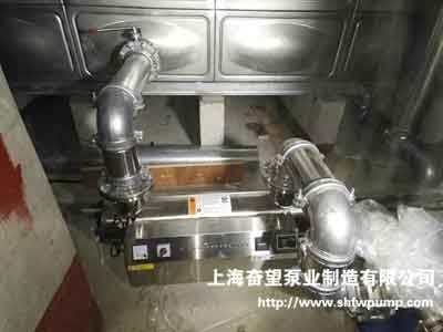 紫外線消毒器安裝及管路連接